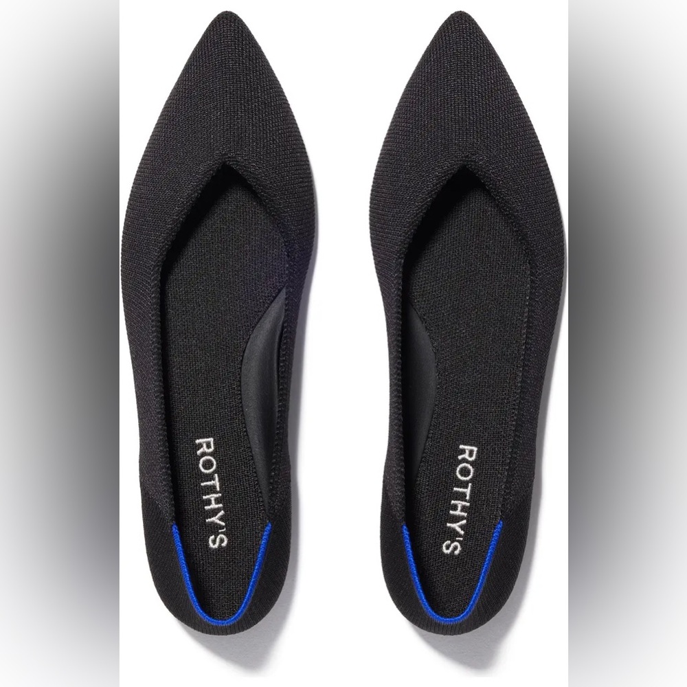 Rothy’s the point in black size 8
